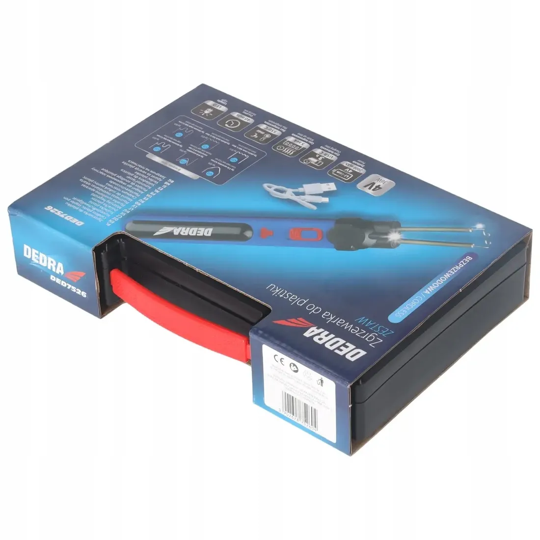 zgrzewarka-do-plastiku-4v-ded7526-dedra-stan-nowy