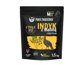 paka-zwierzaka-indyk-z-malina-sucha-karma-z-prebiotykami-dla-psa-m-15kg