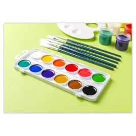 plakaty-100x70-farbki-i-pedzle-motyw-do-klasy-plastyka