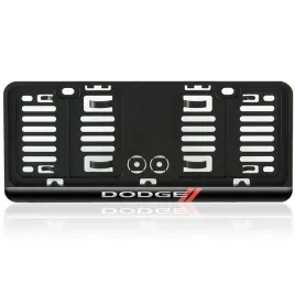 ramka-na-male-waskie-tablice-samochodowe-usa-jdm-logo-dodge2