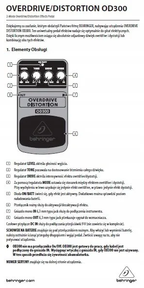 przester-behringer-od300-certyfikat-ce