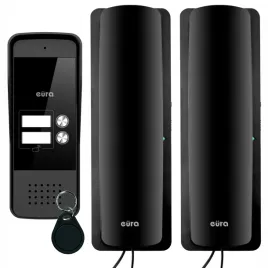eura-tech-domofon-2-rodzinny-adp-26a3-z-czytnikiem-brelokow-czarny