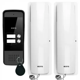 eura-tech-domofon-2-rodzinny-adp-26a3-z-czytnikiem-brelokow-bialy