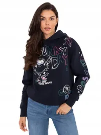 bluza-z-kapturem-dresowa-damska-genialna-ocieplana-z-nadrukiem