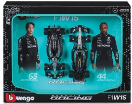 zestaw-mercedes-amg-f1-w15-24-russell-hamilton-do-zawieszenia-bburago-1-24