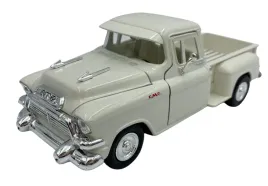 1957-gmc-blue-chip-pick-up-cream-1-24-motormax-79383