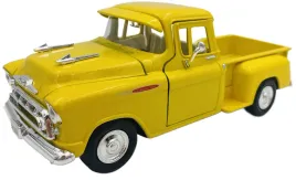 chevy-3100-stepside-pickup-1957-model-1-24-motormax-79381-zolty