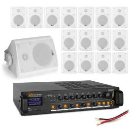 zestaw-bialych-glosnikow-nasciennych-16-x-4-bc40v-z-wzmacniaczem-4-strefo