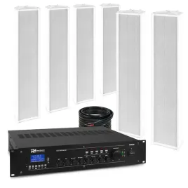 system-zewnetrznych-glosnikow-kolumnowych-6-x-ocs5-50w-100v-ipx4-z-wzmacnia