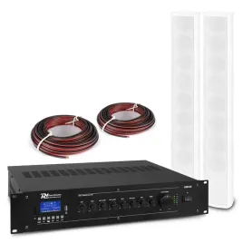 system-wewnetrznych-kolumn-nasciennych-2-x-ics8-40w-100v-z-wzmacniaczem-prm