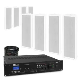 system-zewnetrznych-glosnikow-8-x-ocs3-30w-100v-ipx4-z-wzmacniaczem-prm360