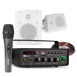 system-zewnetrznych-bialych-glosnikow-2-x-4-bgo40-z-12v-wzmacniaczem-mobil