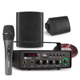 system-zewnetrznych-czarnych-glosnikow-2-x-4-bgo40-z-12v-wzmacniaczem-mobi