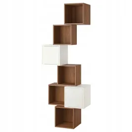 ikea-eket-kombinacja-szafek-sciennych-orzech-bialy-80x35x210-cm