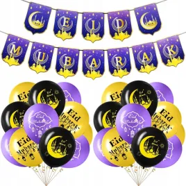 zestaw-dekoracji-eid-mubarak-27-elementow-balony-fioletowo-zloto-czarne