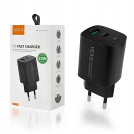 ladowarka-sieciowa-vidvie-ple248-1xusb-1xtypec-kabel-typec-3a-pd-20w-czarny
