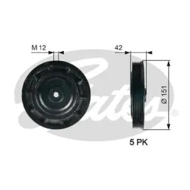 kolo-pasowe-walu-korbowego-tvd1116-gts