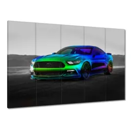obrazy-225x160-teczowy-ford-mustang-usa