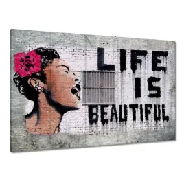 obrazy-225x160-life-is-beautiful-banksy