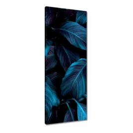 obrazy-40x100-piekne-niebieskie-liscie