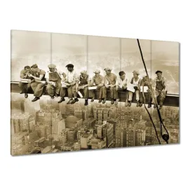 obrazy-225x160-lunch-na-wysokosci-sepia