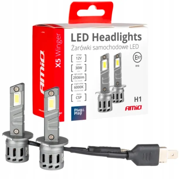 zarowki-amio-led-h1-seria-x5-rodzaj-led