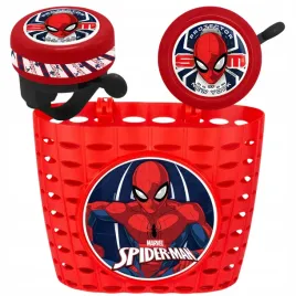 zestaw-spiderman-koszyk-dzwonek-na-kierownice-dla-dzieci-rower-hulajnoge