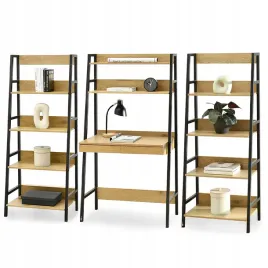 komplet-biurowy-dwa-regaly-i-biurko-z-szufladami-debowy-berg-czarny