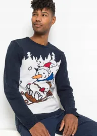 b-p-c-sweter-meski-swiateczny-z-balwanem-68-70-4xl