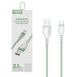 kabel-usb-typ-c-2-1a-somostel-zielony-2100mah-quick-charger-1-2m-powerline