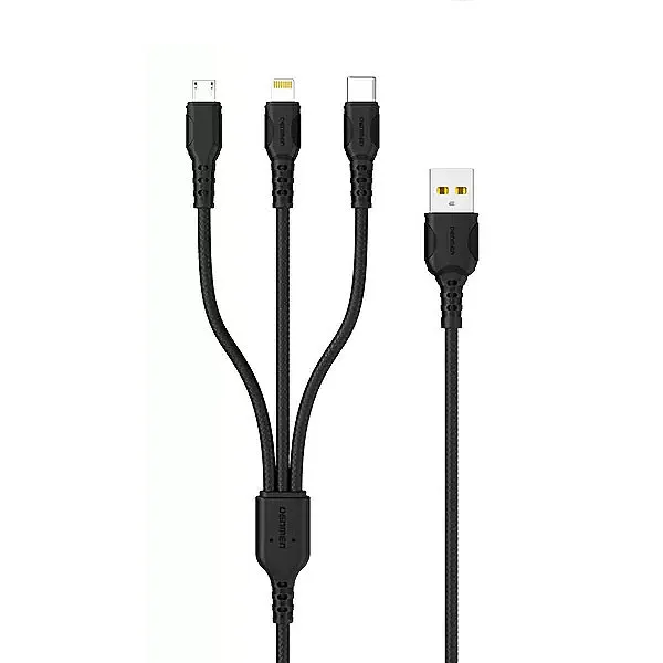 kabel-usb-3w1-denmen-2-4a-czarny-1m-d05e-typ-c-micro-iphone