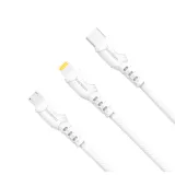 kabel-usb-3w1-denmen-bialy-1m-d05e