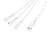 kabel-usb-3w1-denmen-bialy-1m-d05e