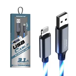 kabel-usb-iphone-3-1a-somostel-led-blue-3100mah-quick-charger-qc-1-2m-power