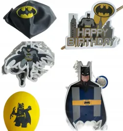 zestaw-urodzinowy-batman-dla-dzieci-lego-batman-balony-wstazki-ozdoby