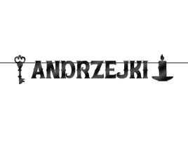 baner-andrzejki-klucz-i-swieczka-czarny-500-cm-1-szt
