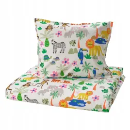 ikea-natthager-poszwa-na-koldre-i-poszewka-dzungla-150x200-50x60-cm