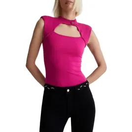 bluzka-damska-liu-jo-maglia-chiusa-dzianinowa-rozowa