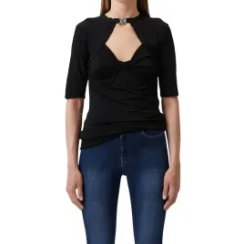 bluzka-damska-trussardi-shine-jersey-czarna-dopasowana-elegacka