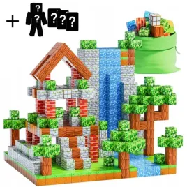 klocki-magnetyczne-minecraft-szesciany-100-szt-figurka-i-karty-mocne