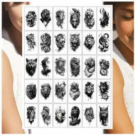 tatuaze-zmywalne-dla-dzieci-zwirzeta-lew-tygrys-smok-wilk-or-mix-30-wzorow