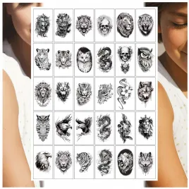 tatuaze-zmywalne-dla-dzieci-zwierzeta-smok-tygrys-sowa-or-mix-30-wzorow