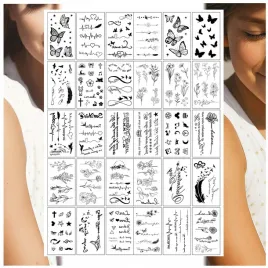 tatuaze-zmywalne-dla-dzieci-motyle-roze-serca-linie-mix-30-wzorow