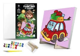 qbee-zestaw-do-malowania-sztuka-zabawny-samochod-5-elementow