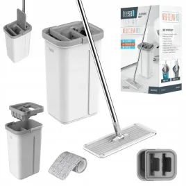 mop-dwukomorowy-teesa-new-clean-r13-plaski-2x-mikrofibra-57l