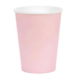 kubeczki-papierowe-monokolor-rozowy-jasny-partydeco-250-ml-6-szt