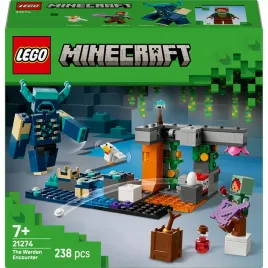 outlet-lego-minecraft-21274-spotkanie-ze-straznikiem-lucznik-kurczak