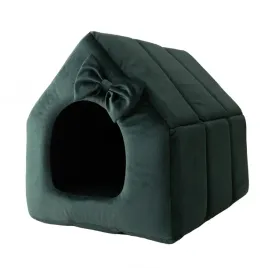 legowisko-domek-prostokatny-royal-house-r-2-butelkowa-zielen-44x37cm-m