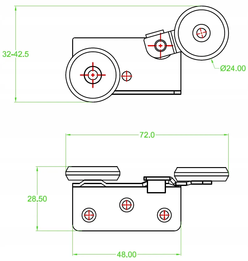 prowadnik-gony-wozek-rolka-typ-laguna-solid-plus-stan-nowy