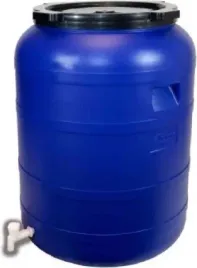 beczka-200l-z-zakrecana-pokrywa-spozywcza-zawor-niebieska